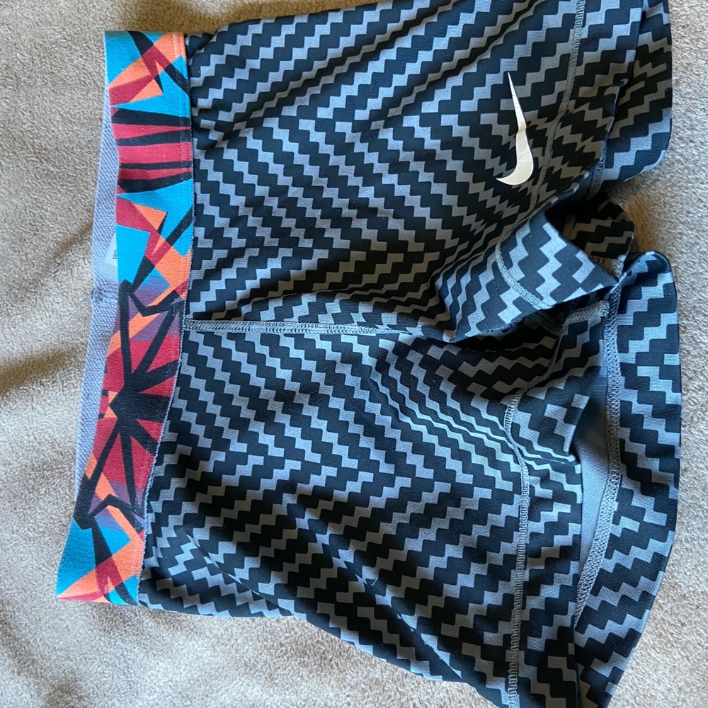 Nike Pro Spandex with Funky Pattern Waist Band
